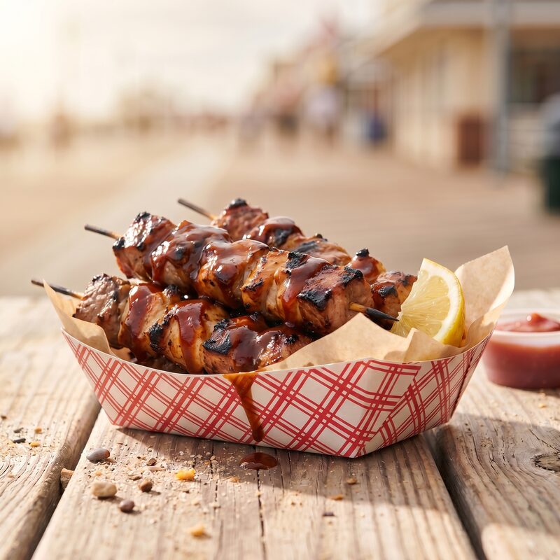 Shish Kebab on the Grill